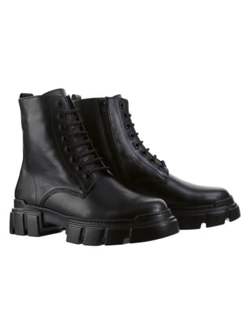 Högl Leder-Boots in Schwarz