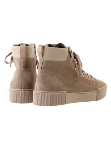Högl Leder-Boots in Taupe