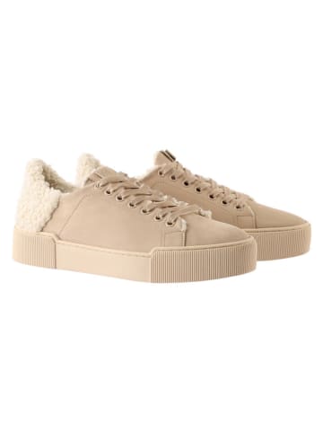 Högl Skórzane sneakersy w kolorze beżowym