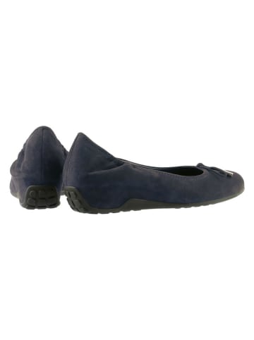 Högl Leder-Keilballerinas in Dunkelblau
