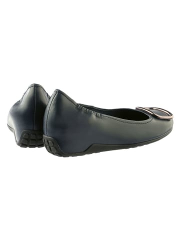 Högl Leder-Keilballerinas in Dunkelblau