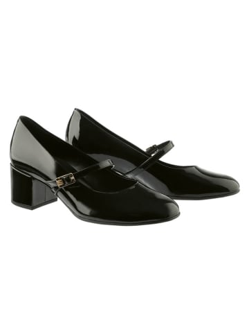 Högl Leder-Spangenpumps in Schwarz