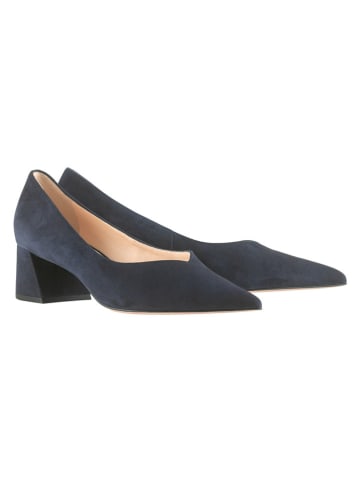 Högl Leren pumps donkerblauw
