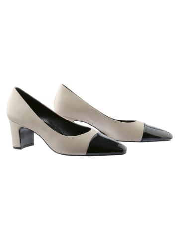 Högl Leren pumps beige/zwart