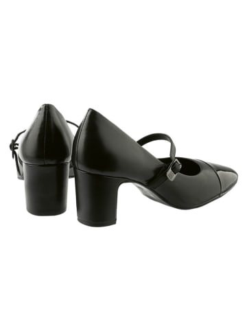 Högl Leder-Spangenpumps in Schwarz