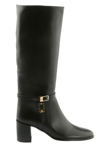 Högl Leder-Stiefel in Schwarz