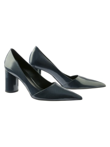 Högl Leren pumps donkerblauw