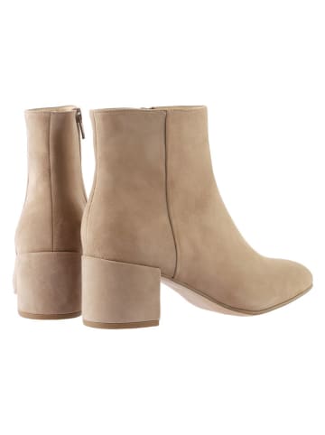 Högl Leder-Stiefeletten in Taupe