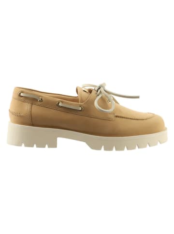 Högl Leren veterschoenen beige