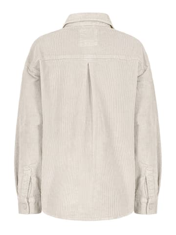Eight2Nine Cord-Hemdjacke in Creme