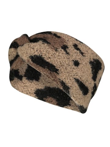 Eight2Nine Opaska w kolorze jasnobrązowo-czarnym na czoło