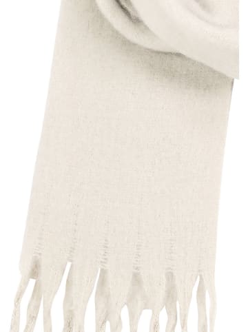 Eight2Nine Szal w kolorze kremowym