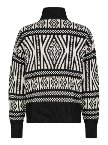 Eight2Nine Pullover in Schwarz/ Weiß