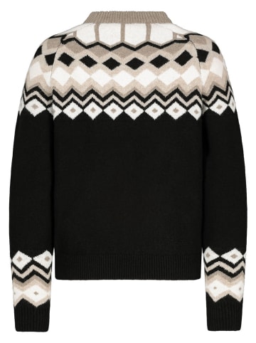 Eight2Nine Pullover in Schwarz/ Beige