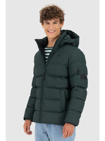 alife and kickin Kurtka puchowa "BeatAK" w kolorze zielonym