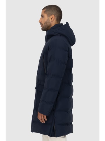 alife and kickin Płaszcz pikowany "Saul" w kolorze granatowym