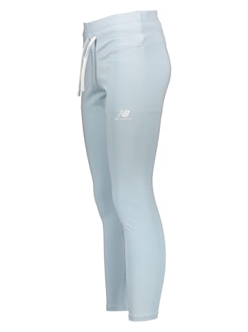 New Balance Legginsy "Athletics Mystic Minerals" w kolorze błękitnym