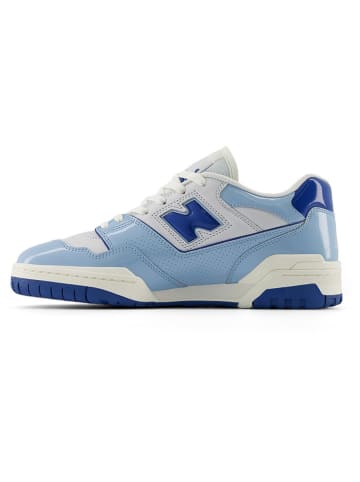 New Balance Leren sneakers "550" wit/lichtblauw