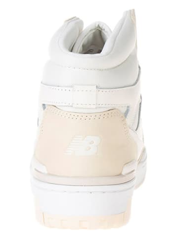New Balance Leder-Sneakers "650" in Weiß/ Beige