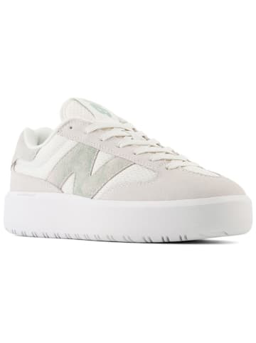 New Balance Leder-Sneakers "302" in Grau/ Weiß