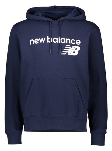 New Balance Hoodie "Classic Core" donkerblauw