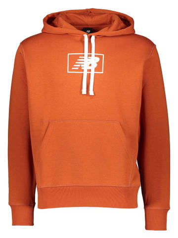 New Balance Hoodie "Essentials Brushed" in Orange