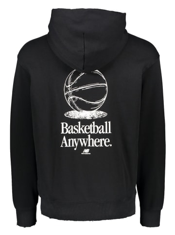 New Balance Hoodie "Hoops" in Schwarz