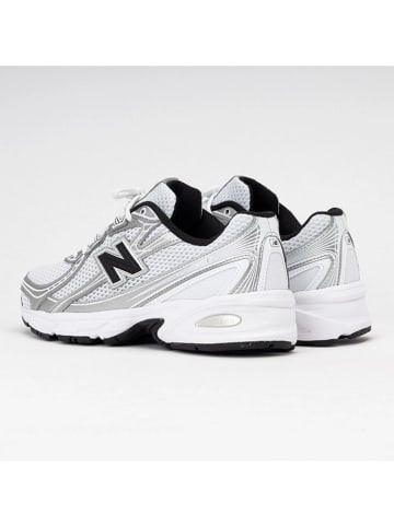 New Balance Sneakersy "740" w kolorze srebrno-biało-czarnym