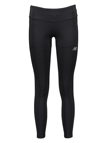 New Balance Legginsy sportowe w kolorze czarnym