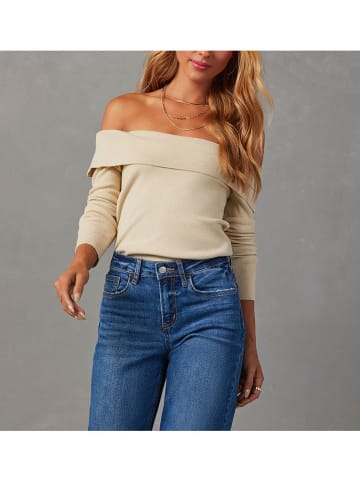 Milan Kiss Longsleeve in Beige