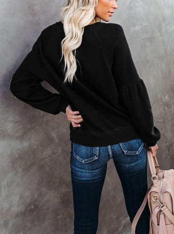 Milan Kiss Bluse in Schwarz