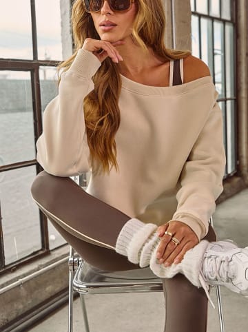 Milan Kiss Sweatshirt in Creme