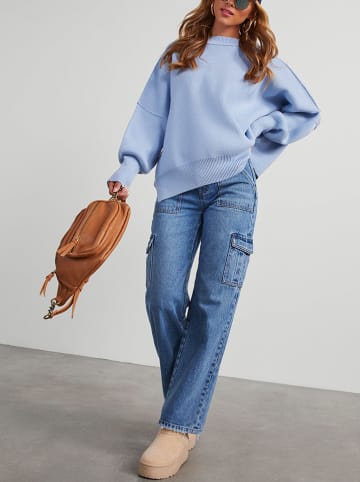 Milan Kiss Pullover in Hellblau