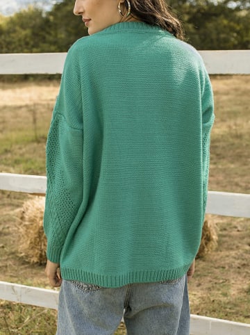 Milan Kiss Pullover in Türkis