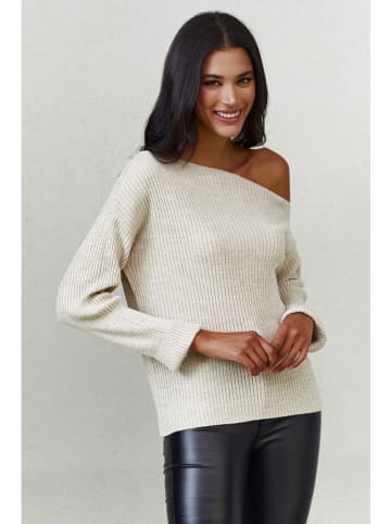 Milan Kiss Pullover in Beige