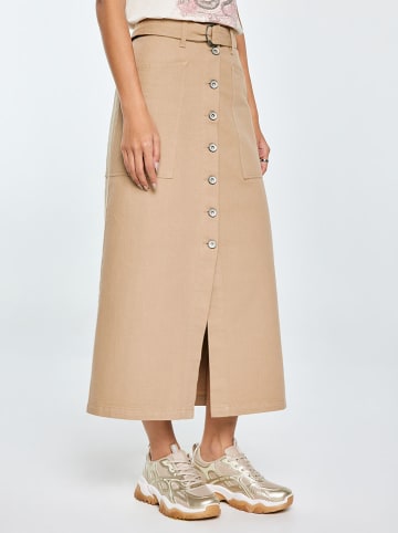 BIG STAR Spódnica w kolorze jasnobrązowym