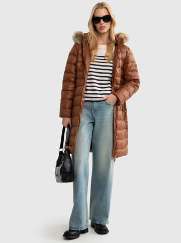 BIG STAR Daunenmantel in Hellbraun