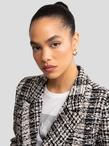 BIG STAR Blezer w kolorze beżowo-antracytowym