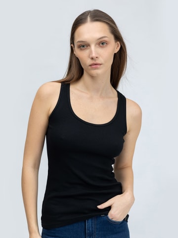 BIG STAR Top w kolorze czarnym