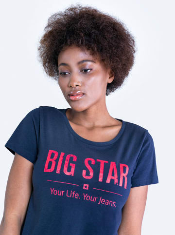BIG STAR Koszulka w kolorze granatowym