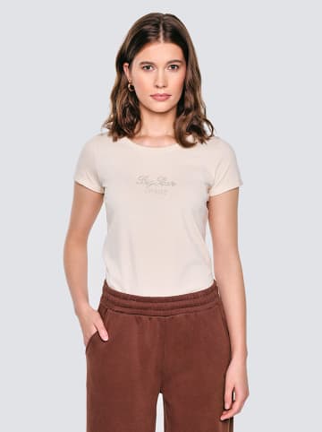 BIG STAR Koszulka w kolorze beżowym