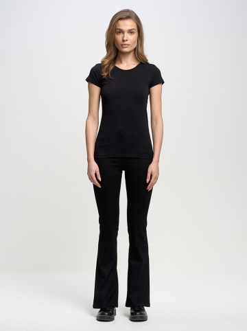 BIG STAR Dżinsy - Flare fit - w kolorze czarnym