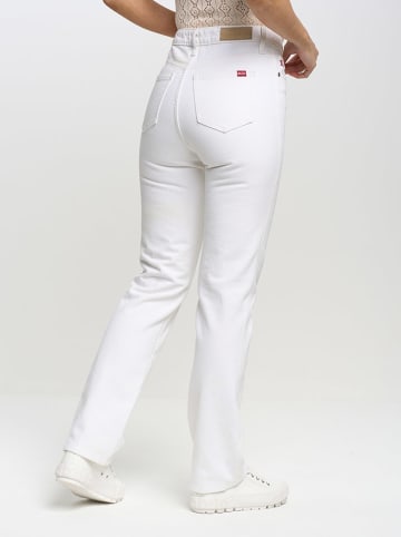 BIG STAR Dżinsy - Slim fit - w kolorze białym