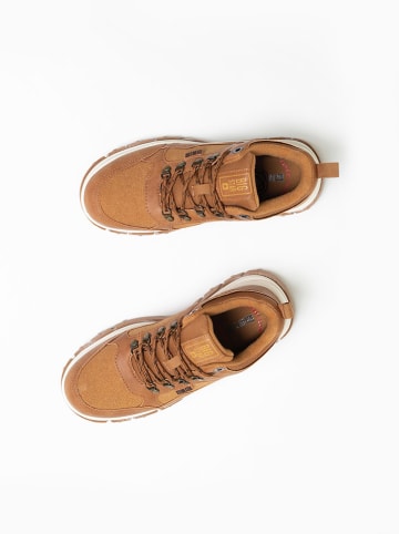 BIG STAR Botki w kolorze jasnobrązowym