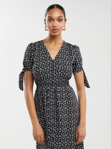 BIG STAR Sukienka w kolorze czarno-białym