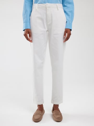 BIG STAR Spodnie chino w kolorze białym
