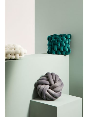 Bizzotto Kussen "Entwine" grijs - Ø 38 cm