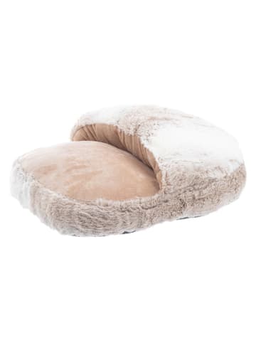 Bizzotto Voetverwarmer "Kaira" beige - (B)38 x (H)16 x (D)30 cm