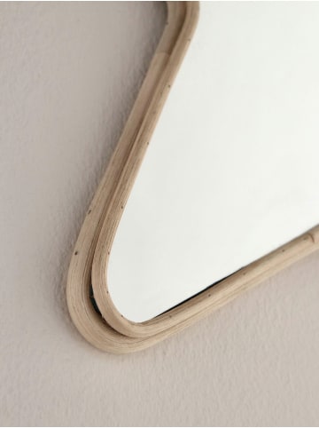 Bizzotto Wandspiegel "Mozambico'' beige - (B)40 x (H)38 cm