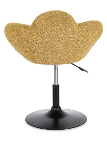 Bizzotto Fauteuil "Fleur" mosterdgeel - (B)69 x (H)81 x (D)55 cm